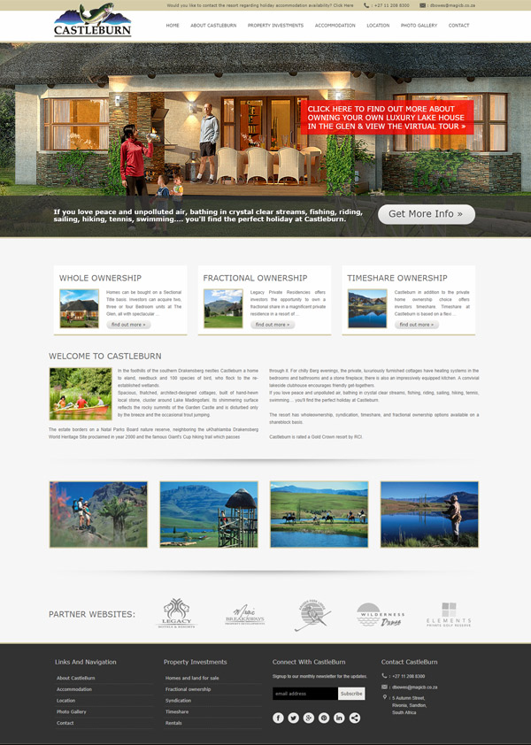 PHP Developed Responsive Website for Property Investment Company