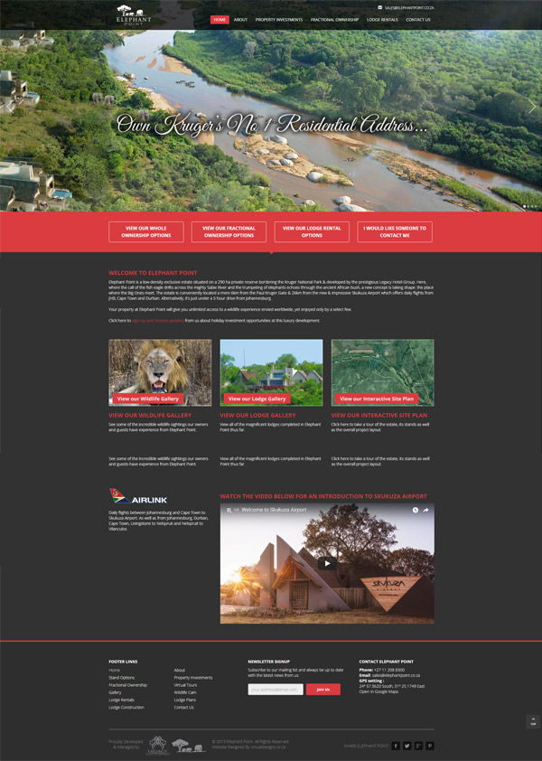 PHP Developed Property Investment Website