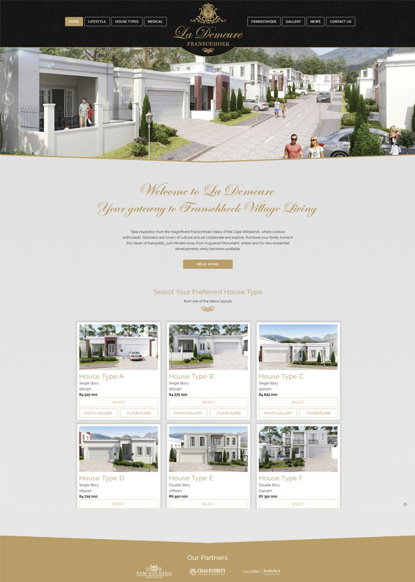WordPress Property Development Website