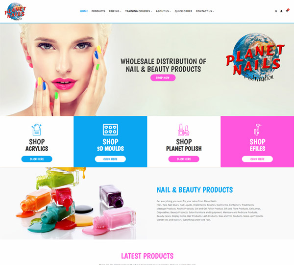 Catalogue Website Designed in Content Management System called Wordpress